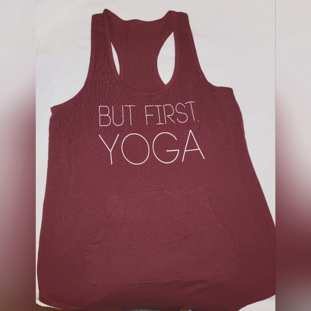 Burgundy Racerback Tanktop